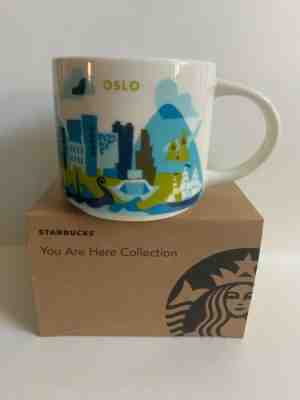 NIB WITH SKU STARBUCKS  OSLO, NORWAY You Are Here (YAH) 14 Oz Mug. VHTF - Sold on eBay Nov, 20th 2019 for $59.00