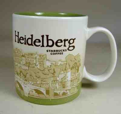 STARBUCKS COFFEE HEIDELBERG MUG Germany 16 oz City Collection 2014 **0% Oregon** - Sold on eBay Nov, 20th 2019 for $19.99