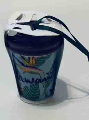 RARE Starbucks NEW Hawaii Christmas Tree Local Ceramic Ornament 2017 - Sold on eBay Nov, 20th 2019 for $19.00