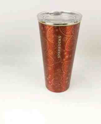 Starbucks Tumbler Stainless Steel Mercury Succulent Eyelet 16oz Perfect For Fall - Sold on eBay Nov, 20th 2019 for $21.99