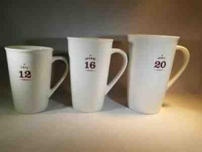 Starbucks 2010 Venti Grande Tall Mug Set - Sold on eBay Nov, 20th 2019 for $39.00