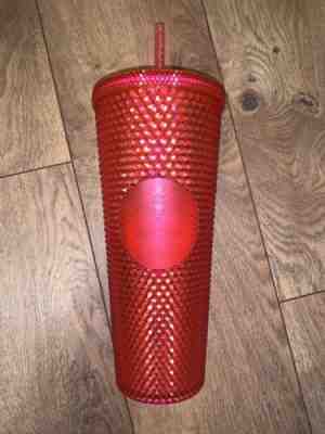 NEW Starbucks Venti Platinum Pink Stud Tumbler Cup 2019 Holiday Christmas - Sold on eBay Nov, 20th 2019 for $34.94