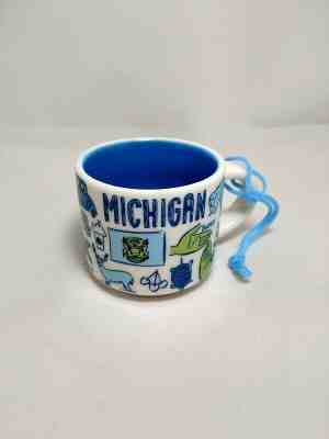 Starbucks Been There Series Coffee Mug Ornament MICHIGAN Collectible 2oz NIB - Sold on eBay Nov, 20th 2019 for $19.95