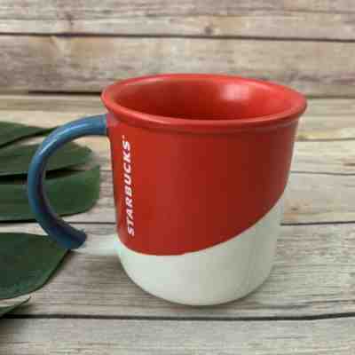 Starbucks Red White Blue Coffee Mug 2017 Classic Cup 12 Fl oz Ceramic - Sold on eBay Nov, 20th 2019 for $15.99