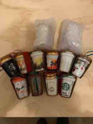 starbucks holiday ornaments Lot Of 12 Twelve New - Sold on eBay Nov, 19th 2019 for $50.00