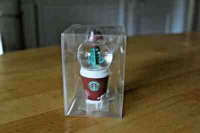 STARBUCKS 2006 SNOW GLOBE TREE ORNAMENT - Sold on eBay Nov, 19th 2019 for $37.50