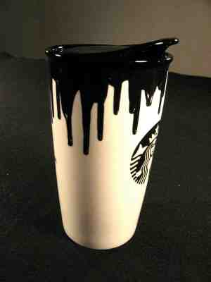 Starbucks Limited Edition Band Of Outsiders Drip Ceramic Tumbler - Sold on eBay Nov, 21st 2019 for $36.99