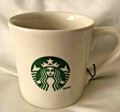 Starbucks 2013 White Coffee Mug with Green Mermaid Logo Coffee Cup 14 Fl. Oz. - Sold on eBay Nov, 21st 2019 for $21.34