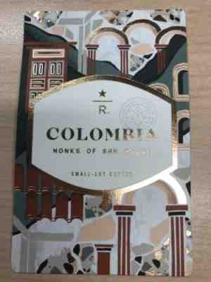 Starbucks Reserve Taster Card - Colombia Monks (US VERSION) “Light Clip Marks” - Sold on eBay Nov, 21st 2019 for $19.90