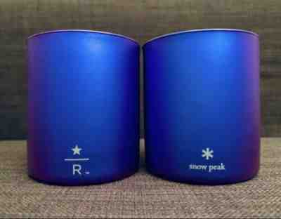 Starbucks Japan Reserve Roastery Tokyo Snow Peak  Stacking Mug Cup 300ml× blue - Sold on eBay Nov, 21st 2019 for $200.00