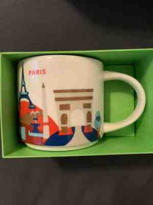 14oz Starbucks Paris You Are Here Coffee Mug - Sold on eBay Nov, 21st 2019 for $31.00
