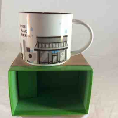 2017 STARBUCKS PIKE PLACE MARKET YAH YOU ARE HERE COLLECTOR COFFEE MUG seattle - Sold on eBay Nov, 21st 2019 for $17.77