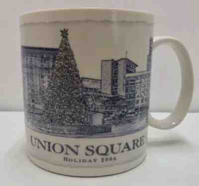 Starbucks Coffee 2006 Union Square Holiday Coffee Mug Christmas Tree 18 oz - Sold on eBay Nov, 21st 2019 for $22.49