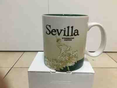 Starbucks Sevilla Spain You are here Mug New in Box Rare Free Shipping - Sold on eBay Nov, 21st 2019 for $38.00