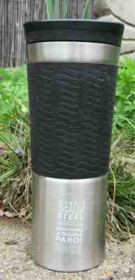 Starbucks 2010 Roller Ball Stainless Steel Double Walled 16oz Travel Tumbler  - Sold on eBay Nov, 21st 2019 for $29.99