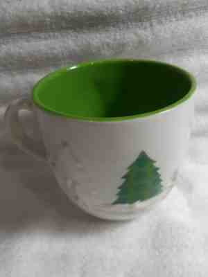 Starbucks Green White Tree Winter Holiday 2006 Coffee Cup Mug 16 fl oz Christmas - Sold on eBay Nov, 21st 2019 for $19.95