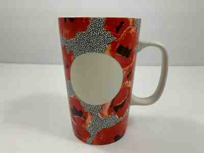 Starbucks 2015 Red Poppy Flowers Dot Collection Ceramic 16 oz Coffee Cup Mug - Sold on eBay Nov, 21st 2019 for $19.99
