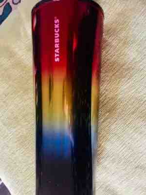 Starbucks Stainless Steel Pride Rainbow Cold Cup Tumbler Venti 24oz Summer 2019 - Sold on eBay Nov, 21st 2019 for $24.95
