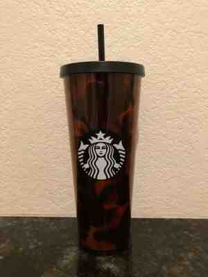 Starbucks Tortoise Shell Cold Cup Venti 24 oz BRAND NEW *SOLD OUT* - Sold on eBay Nov, 20th 2019 for $39.99