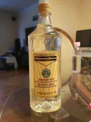 STARBUCKS 1L Cinnamon Lemon Syrup SEALED NEVER OPENED GOOD FOR BAKING AND COFFEE - Sold on eBay Nov, 21st 2019 for $20.00