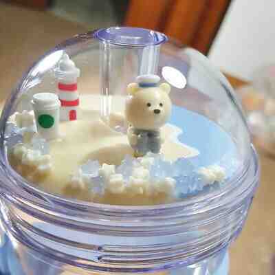 Starbucks Thailand 2019 Beach Stroll Fun Cup Tumbler Dome Bear Sailor + Bag - Sold on eBay Nov, 21st 2019 for $27.00