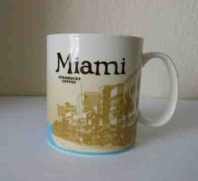 Starbucks Coffee Mug Global Icon Series MIAMI South Beach Florida 2012 - Sold on eBay Nov, 21st 2019 for $19.00