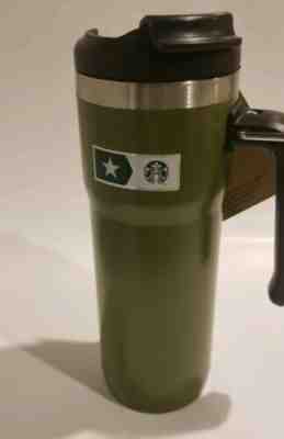  Starbucks Military  Stainless Steel Thermal Coffee Tumbler Thermos 20 oz.