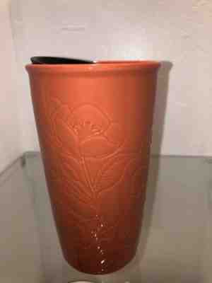 Starbucks Valentines 2019 Travel Mug 10oz Ceramic Traveler w Lid Floral LIMITED - Sold on eBay Nov, 22nd 2019 for $39.70