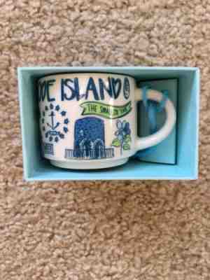 STARBUCKS COFFEE RHODE ISLAND BEEN THERE 2-OZ MINI MUG ORNAMENT - NEW - Sold on eBay Nov, 22nd 2019 for $32.00