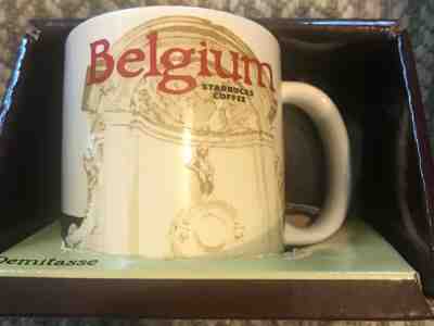 Starbucks Demitasse 3 oz Global Icon:  BELGIUM  new - Sold on eBay Nov, 22nd 2019 for $15.00