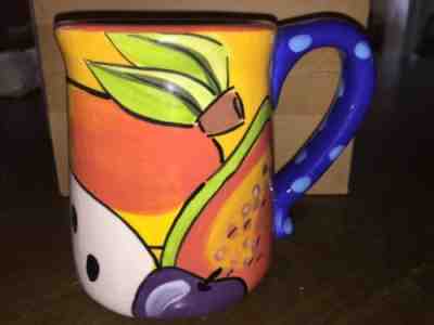 Starbucks Costa Rica Pefi Mug Coffee Tea Cup 2006 Fruit Bold  Color - Sold on eBay Nov, 22nd 2019 for $19.99