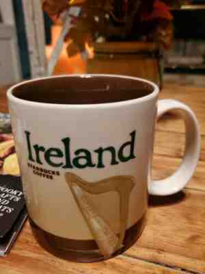 Starbucks - Ireland Mug - Global Icons Series - 16 oz Eire Harp Coffee Cup - Sold on eBay Nov, 22nd 2019 for $18.97