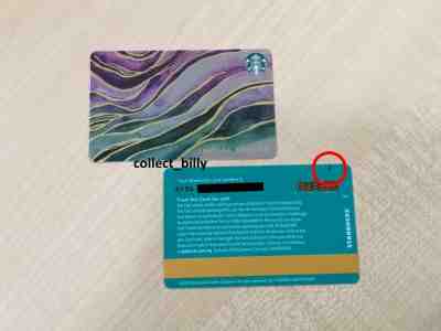 HTF!! Starbucks Malaysia 2019 Special Edition Ink Art Gift Card BAR MARKING RARE - Sold on eBay Nov, 22nd 2019 for $35.99