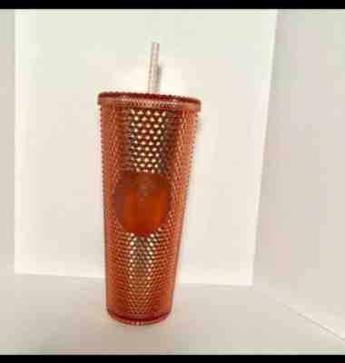 Starbucks Rose Gold Sparkling Iridescent Cold Cup Tumbler-Summer 2019 Collection - Sold on eBay Nov, 22nd 2019 for $55.00