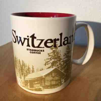 Switzerland Starbucks Coffee 16 Oz Mug Global Icon City Winter 2016 - Sold on eBay Nov, 21st 2019 for $60.00