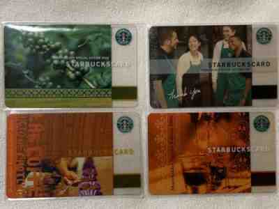 Starbucks Original Shareholder Special Edition Cards 2003, 2004, 2005, 2006 (4) - Sold on eBay Nov, 21st 2019 for $79.00