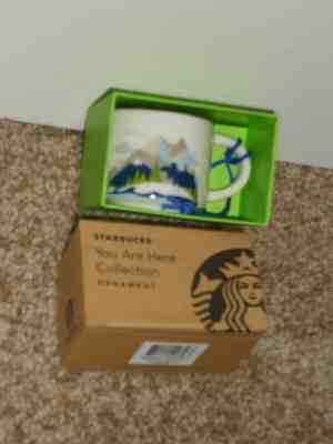 Starbucks ALASKA mini coffee mug ornament YAH You Are Here NIB Moose,whale =) - Sold on eBay Nov, 21st 2019 for $16.00