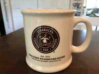 Starbucks First Store 1971 Coffee Mug From The Pike Place Market In Seattle - Sold on eBay Nov, 21st 2019 for $17.99