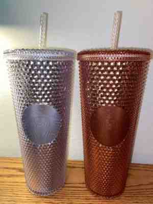Starbucks Studded Tumbler Pair  - Sold on eBay Nov, 21st 2019 for $60.00