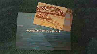 STARBUCKS 2005 Australia Sydney Harbor Gift Card MINT w/Mint Sleeve US Seller - Sold on eBay Nov, 21st 2019 for $15.77