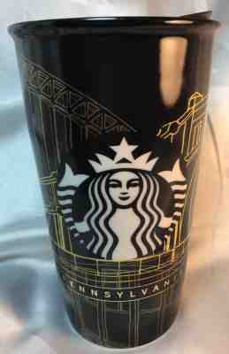 Starbucks Pennsylvania Double Walled Ceramic Travel Coffee Mug 12oz. Collectib - Sold on eBay Nov, 21st 2019 for $65.00
