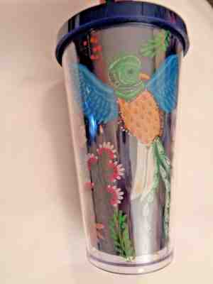 Starbucks Quetzal Acrylic Cold Cup Tumbler Blue Bird 16 Oz - Sold on eBay Nov, 21st 2019 for $19.99