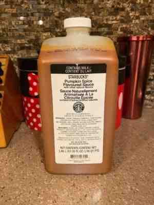 Starbucks 2019 Pumpkin Spice Syrup New - Sold on eBay Nov, 21st 2019 for $51.00