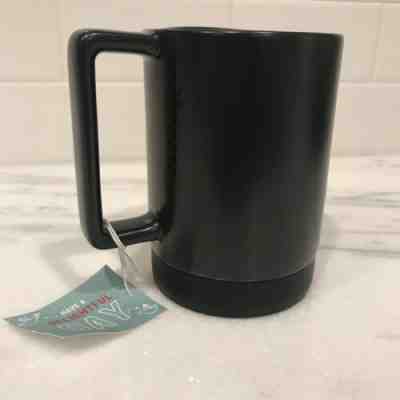 Starbucks Black Ceramic Desktop Travel Mug Lid Silicone Nonslip Bottom 14 oz - Sold on eBay Nov, 21st 2019 for $25.99