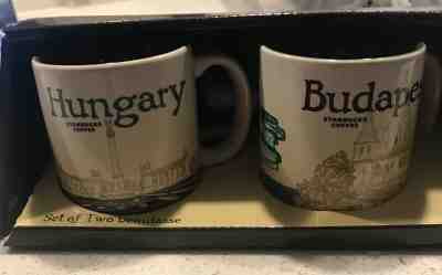  Starbucks City Mugs 3 oz Demitasse HUNGARY &  BUDAPEST New - Sold on eBay Nov, 21st 2019 for $25.00
