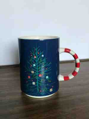 New 2018 STARBUCKS CHRISTMAS TREE HOLIDAY MUG WITH CANDY CANE HANDLE  12oz - Sold on eBay Nov, 21st 2019 for $17.00