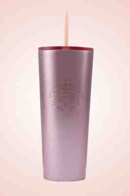 ??NEW STARBUCKS 2019 HOLIDAY Glitter Gradient Cold Pink STAINLESS STEEL TUMBLER - Sold on eBay Nov, 21st 2019 for $28.00