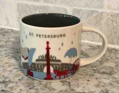 STARBUCKS St. Petersburg Russia You Are Here Collection Coffee Cup Mug Large EUC - Sold on eBay Nov, 21st 2019 for $29.99