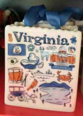 Starbucks Holiday 2019 Virginia been There Ornament - Starbucks Christmas - Sold on eBay Nov, 21st 2019 for $15.00