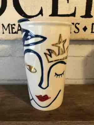 STARBUCKS 2016 ANNIVERSARY SIREN SWAROVSKI CRYSTAL CERAMIC TUMBLER CUP - Sold on eBay Nov, 21st 2019 for $25.00